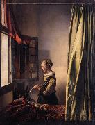 VERMEER VAN DELFT, Jan, Girl Reading a Letter at an Open Window